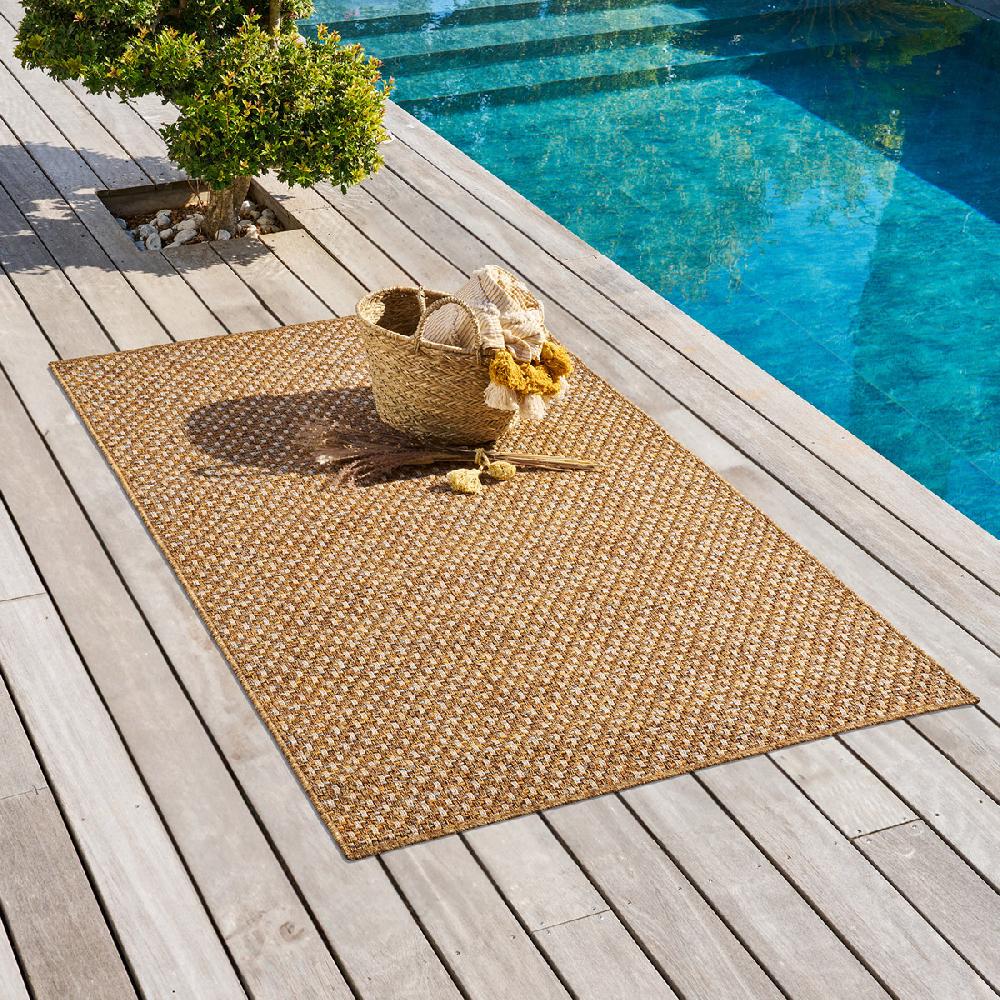 hesperide Tapis d'extérieur LUKA effet naturel