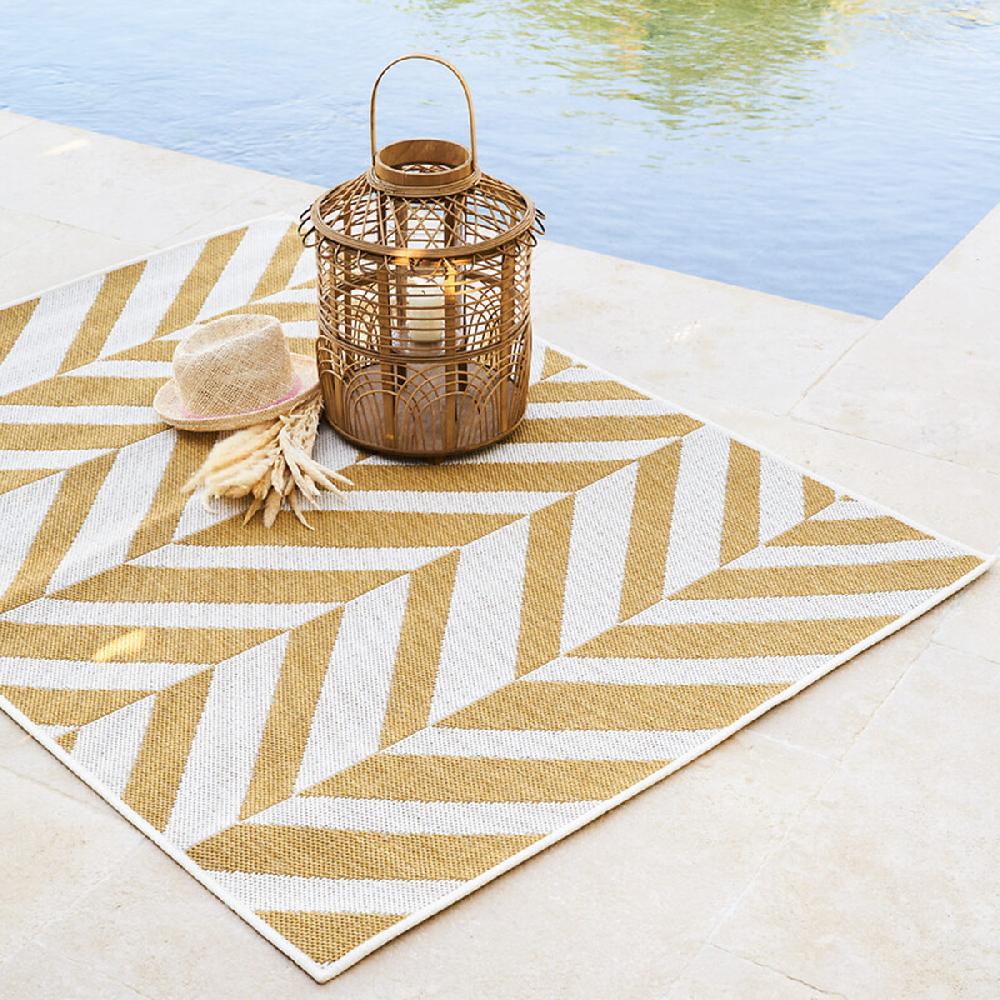 hesperide Tapis extérieur et intérieur COLOR Ocre