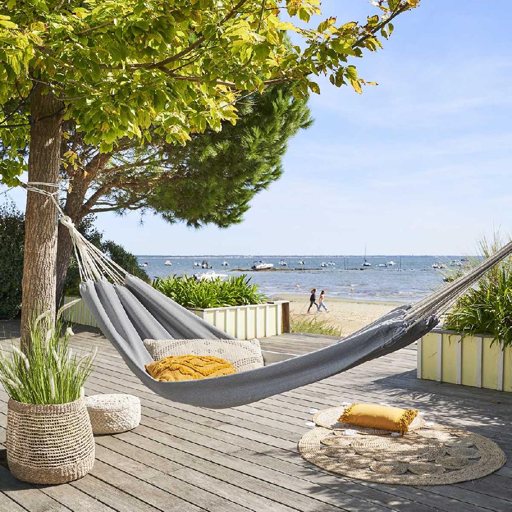 hesperide Toile de hamac double YAQUI Gris perle
