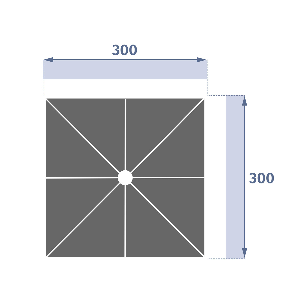 Hesperide Toile De Parasol MELHIA Bleu Canard