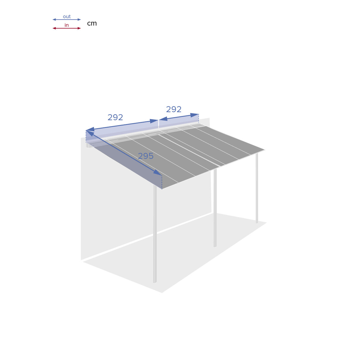 Hesperide Toile De Pergola BELIZE Ardoise