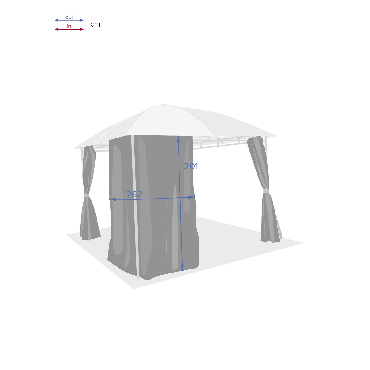 Hesperide Toile De Tonnelle SAWARA Écru