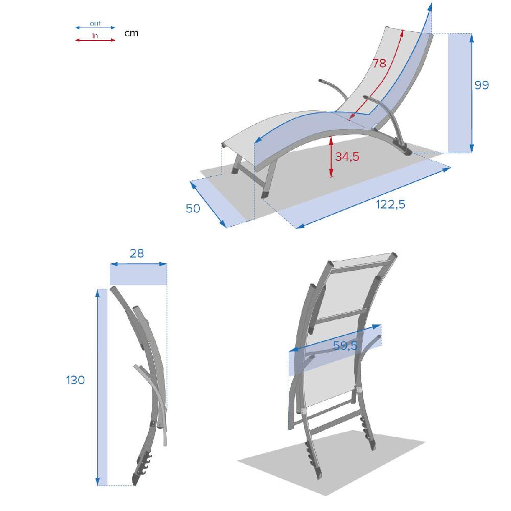 Hesperide Transat SAMBA Vert Olive & Graphite