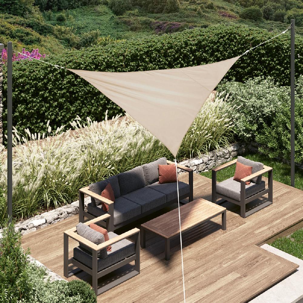 hesperide Voile d'ombrage triangulaire CURACAO Blé