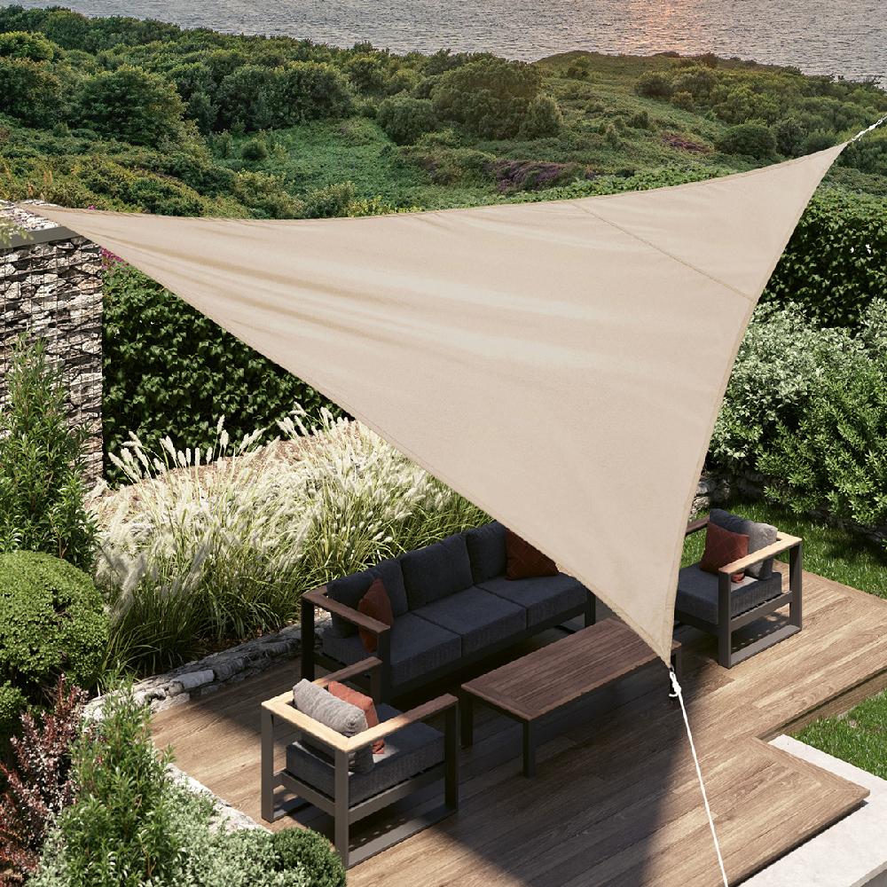 hesperide Voile d'ombrage triangulaire CURACAO Blé