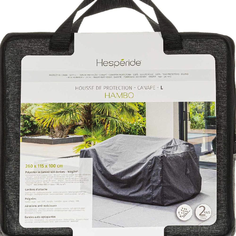 Hesperide Housse De Protection HAMBO Pour Canapé Gris L