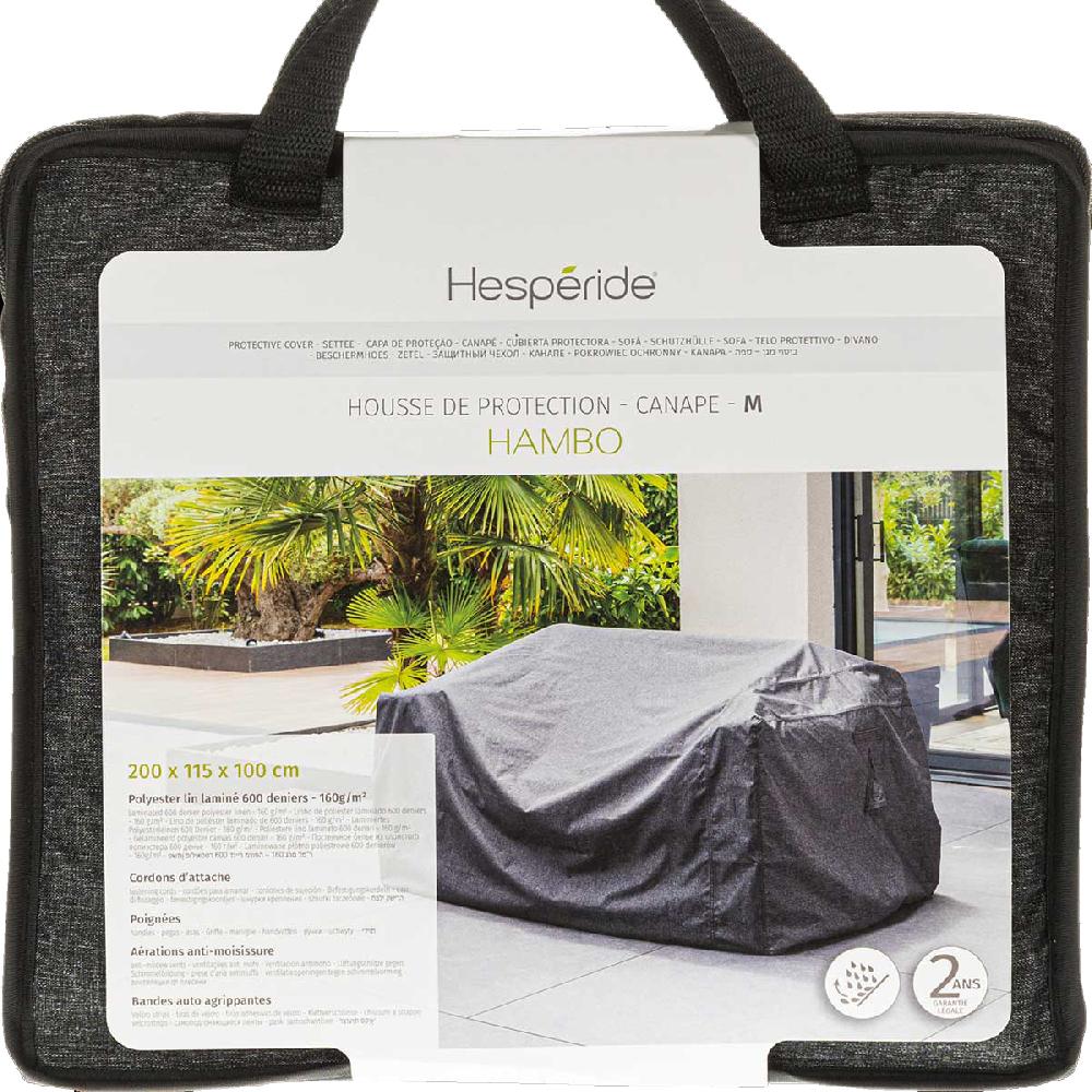Hesperide Housse De Protection HAMBO Pour Canapé Gris M