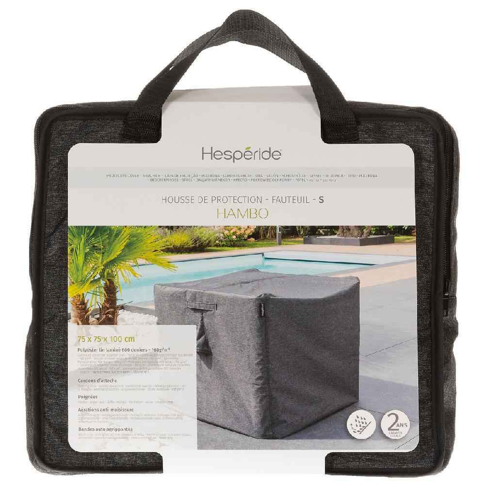 Hesperide Housse De Protection HAMBO Pour Fauteuil Gris S