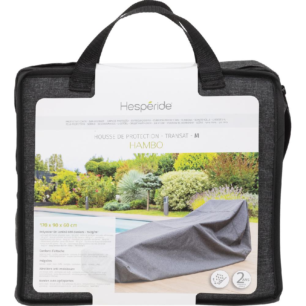 Hesperide Housse De Protection HAMBO Pour Transat Gris M