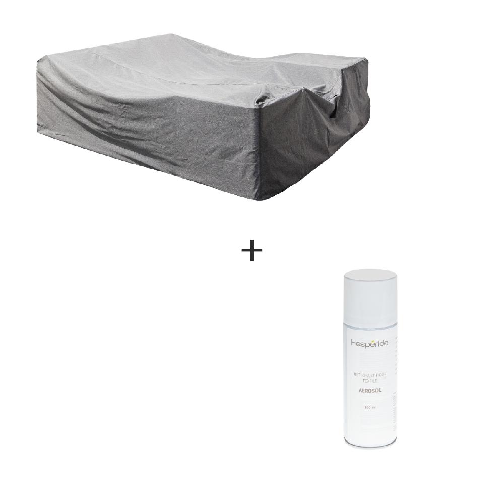 hesperide Kit d'entretien housse de protection L HAMBO + 1 nettoyant textile