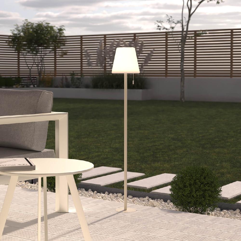 Hesperide Lampadaire D'extérieur ZACK Rechargeable USB Argile