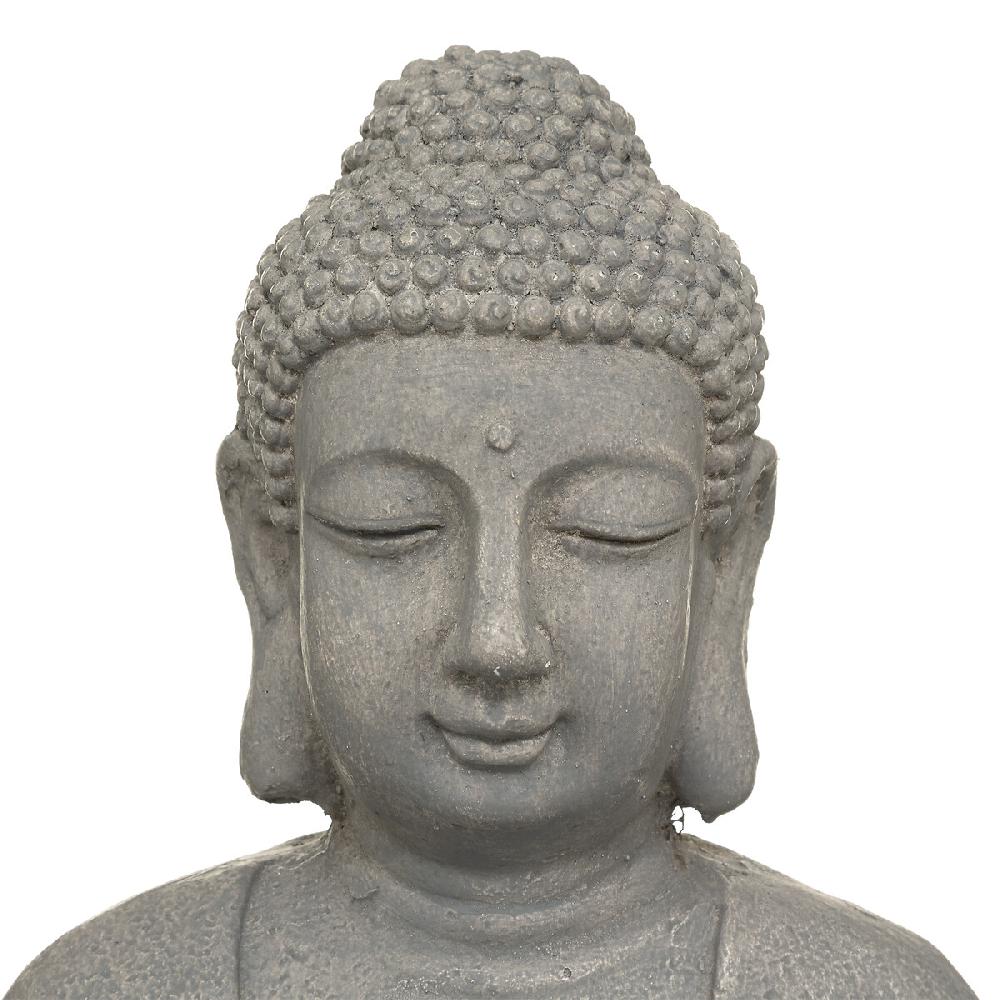 Hesperide Lampe D'extérieur Bouddha Solaire Ardoise