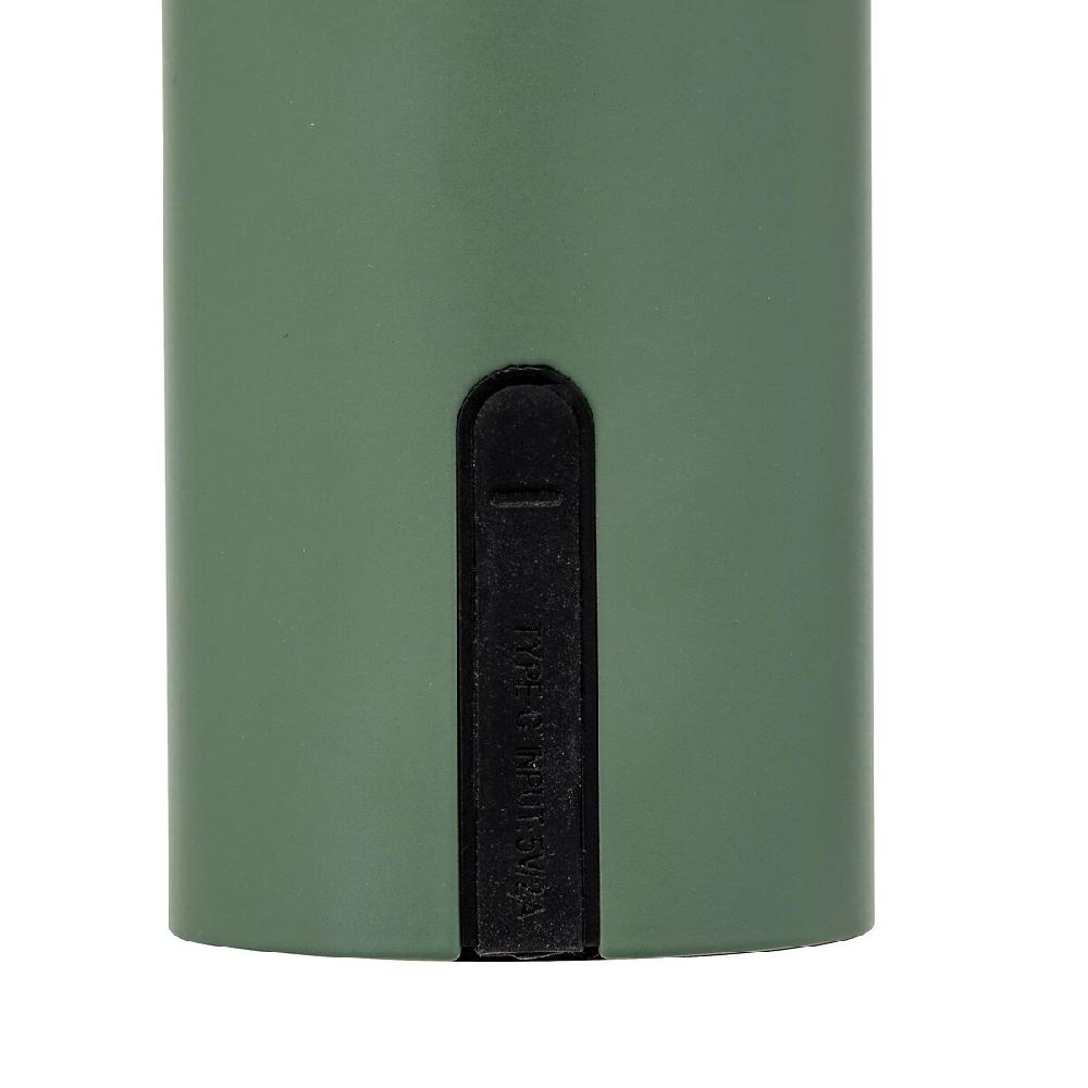 Hesperide Lampe D'extérieur JANY Rechargeable USB Vert Olive & Noir