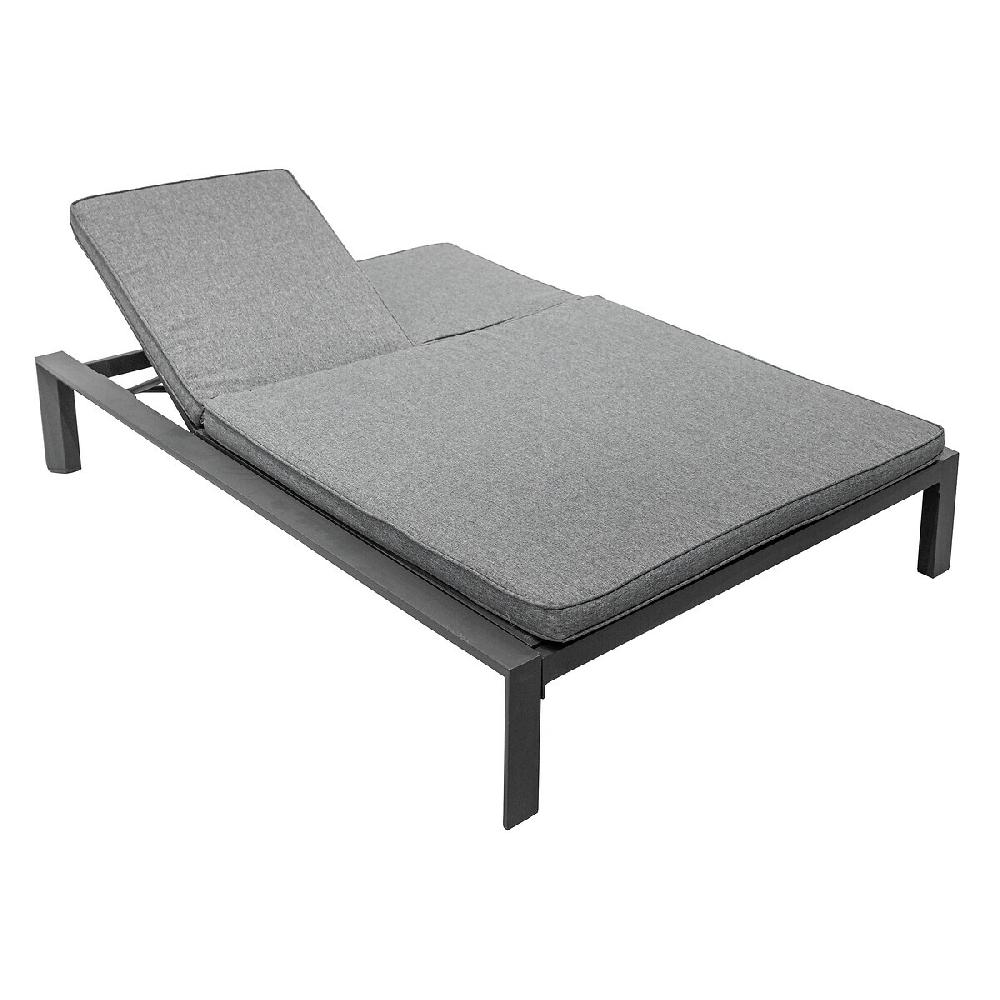 Hesperide Lit De Piscine Double ÉVASION Anthracite & Graphite