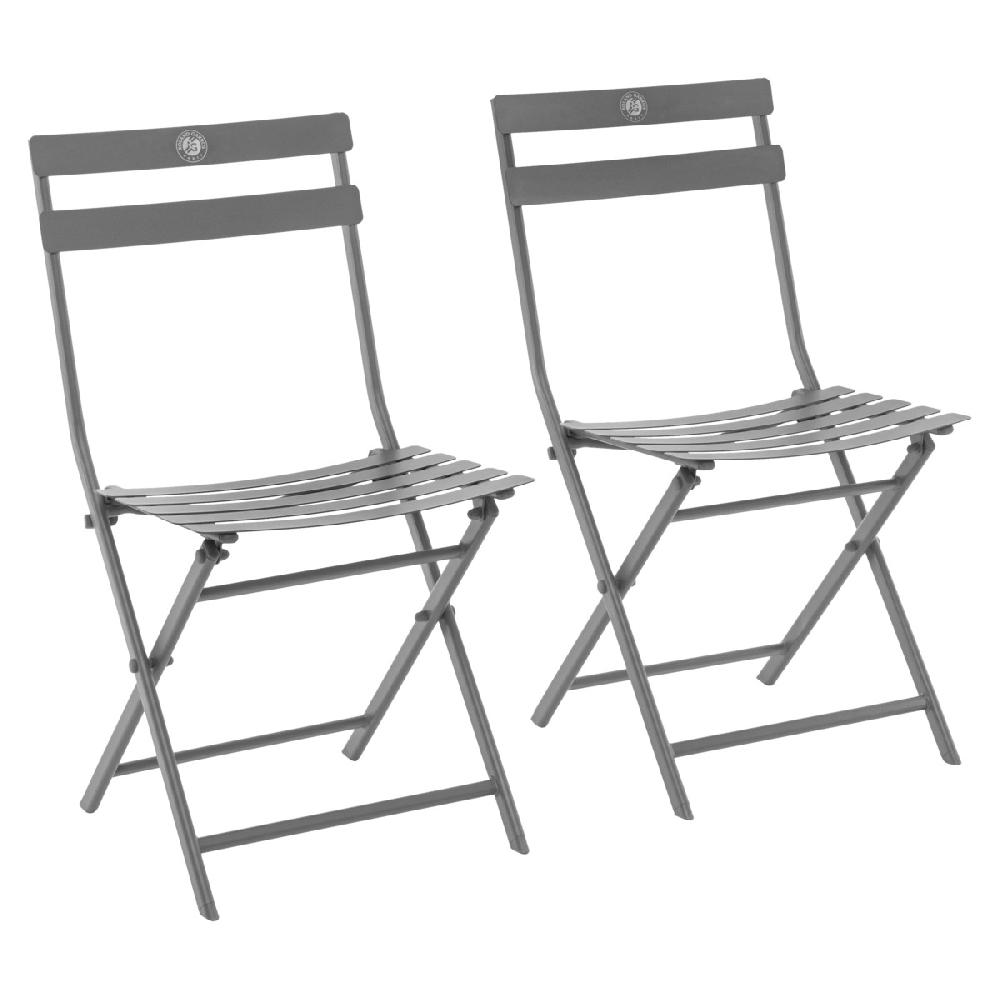 Hesperide Lot De 2 Chaises De Jardin Pliantes GREENSBORO Gris Quartz