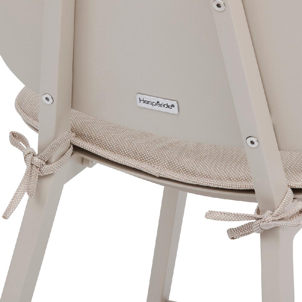 Hesperide Lot De 2 Chaises Hautes De Jardin TERZANO Beige & Argile