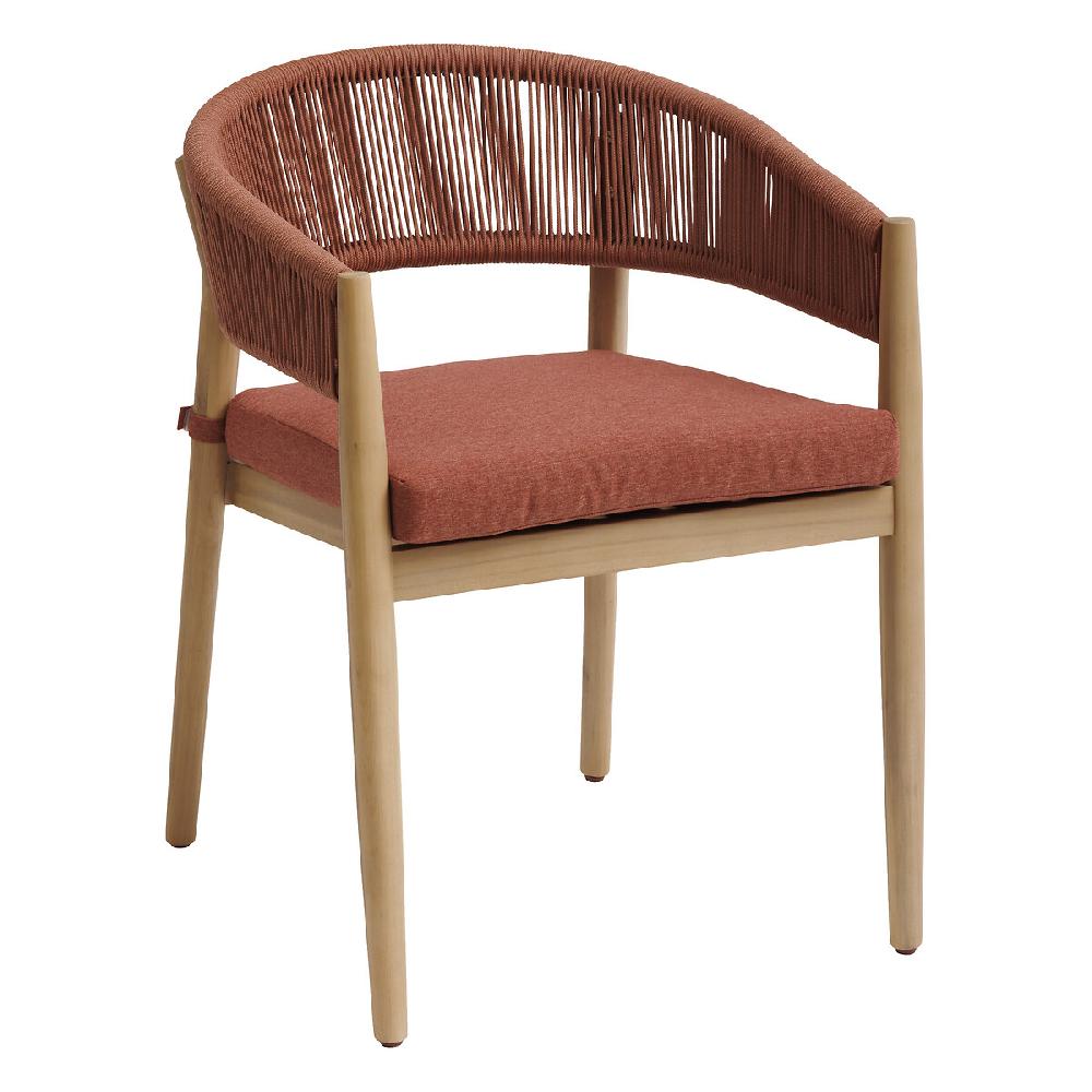 Hesperide Lot De 2 Fauteuils De Jardin TEVIO Brique