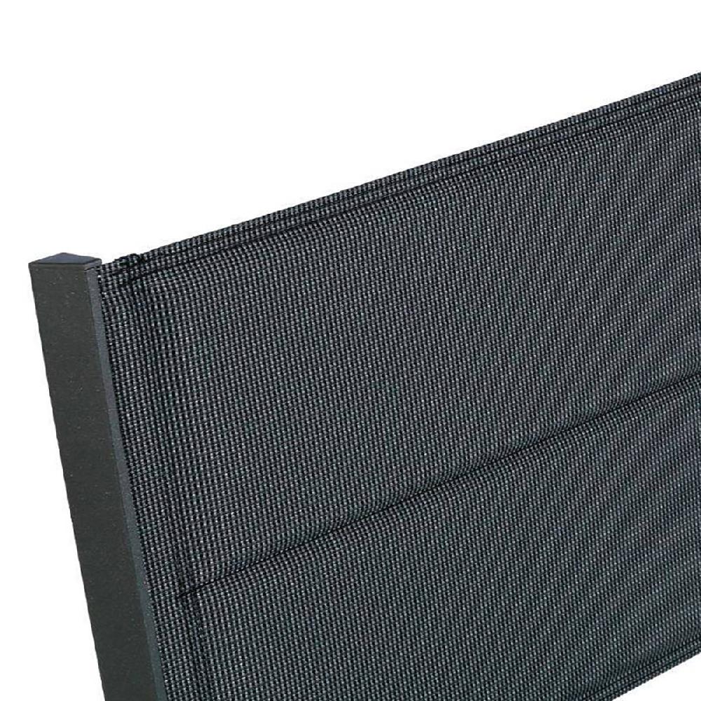 Hesperide Lot De 4 Chaises De Jardin Pliantes ALLURE Gris Poivre & Graphite