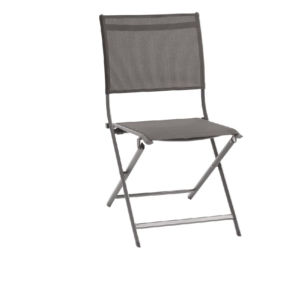 Hesperide Lot De 4 Chaises De Jardin Pliantes AXANT Wengé & Praline