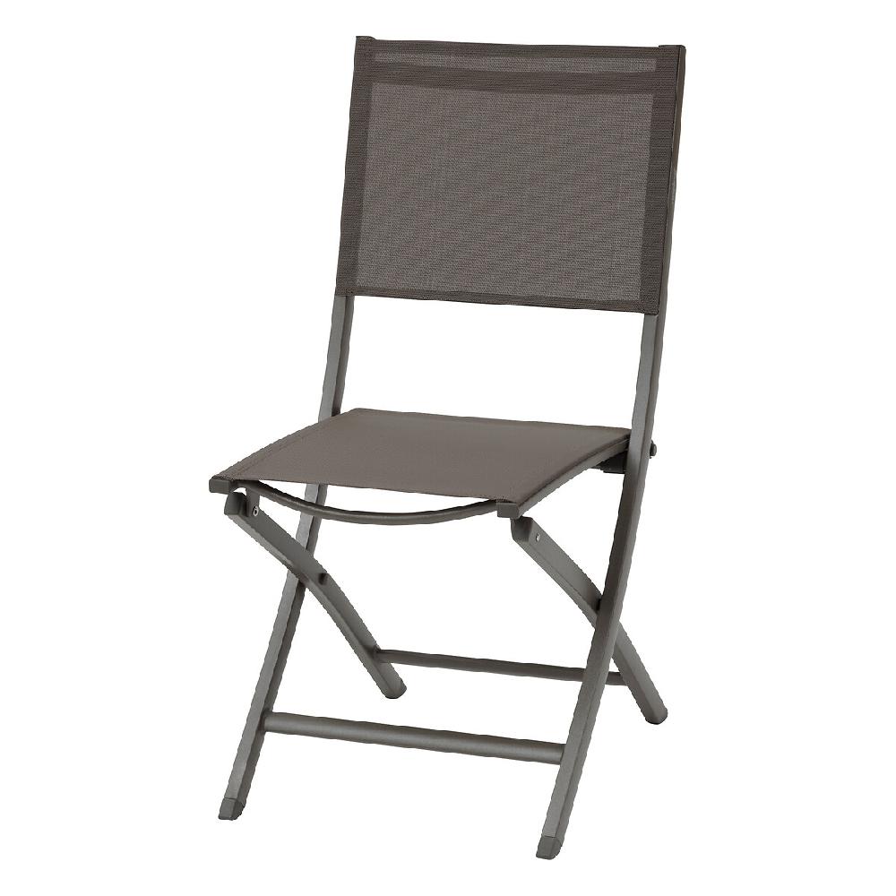 Hesperide Lot De 4 Chaises De Jardin Pliantes ESSENTIA Wengé & Praliné