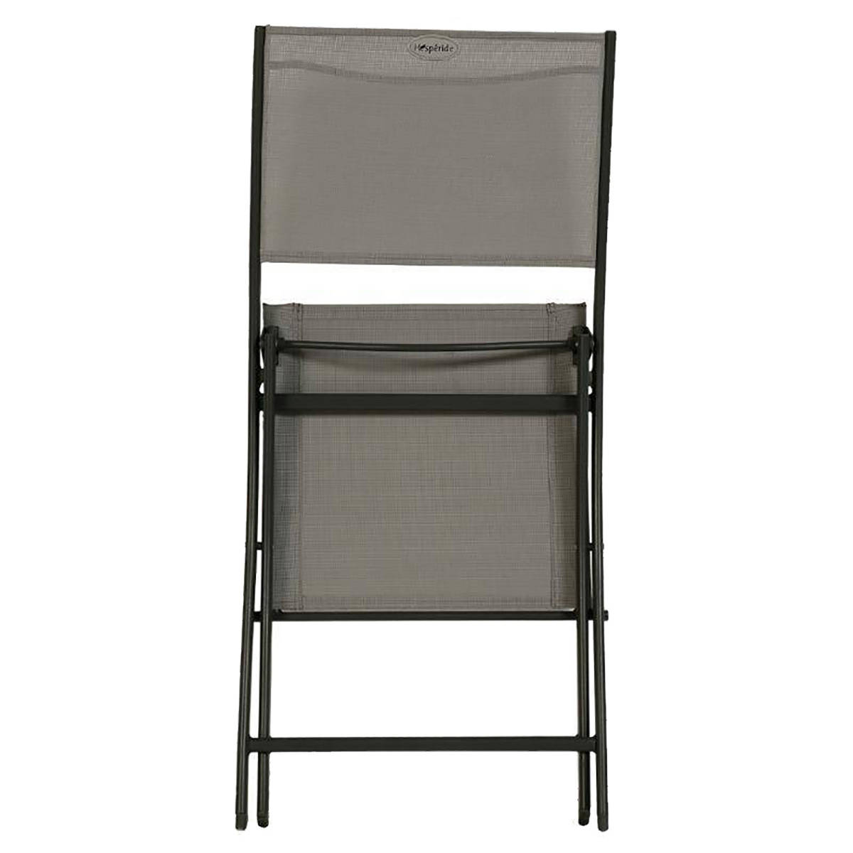 Hesperide Lot De 4 Chaises De Jardin Pliantes MODULA Galet & Graphite