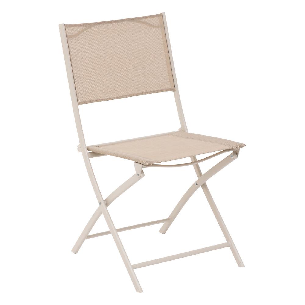 Hesperide Lot De 4 Chaises De Jardin Pliantes MODULA Lin & Argile