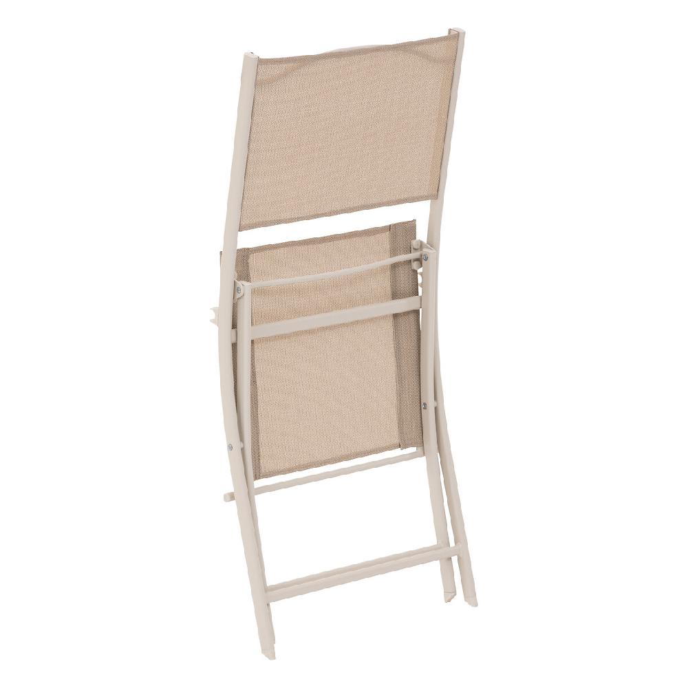 Hesperide Lot De 4 Chaises De Jardin Pliantes MODULA Lin & Argile