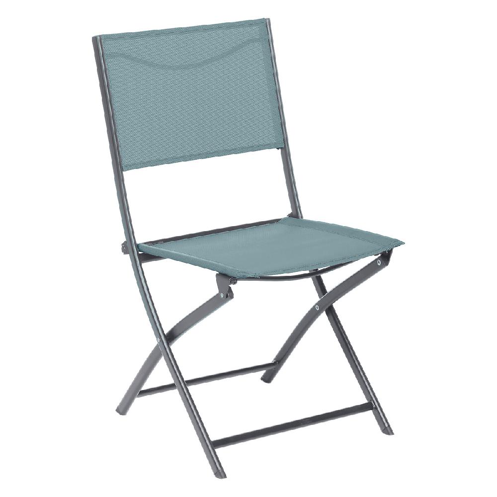 Hesperide Lot De 4 Chaises De Jardin Pliantes MODULA Vert Jade & Graphite