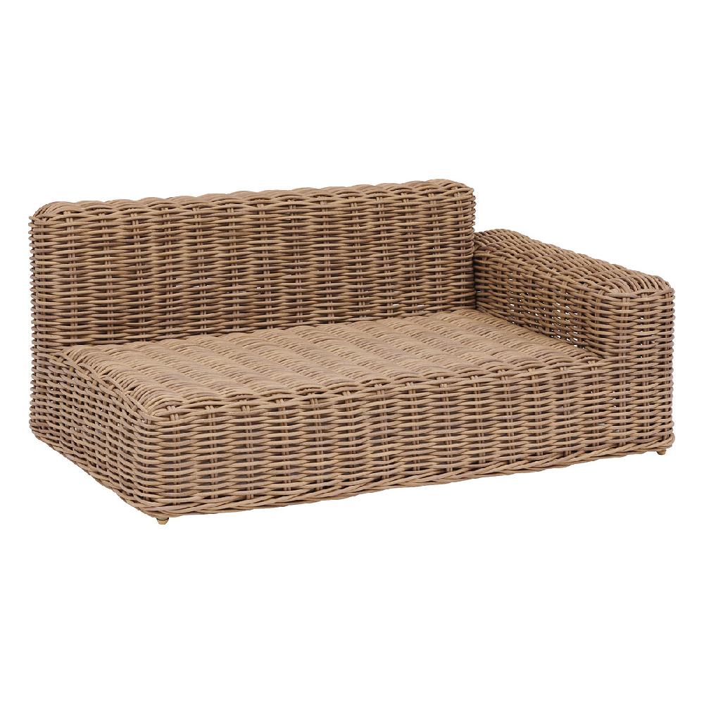 Hesperide Méridienne Gauche De Salon De Jardin SAVINIA Tahini