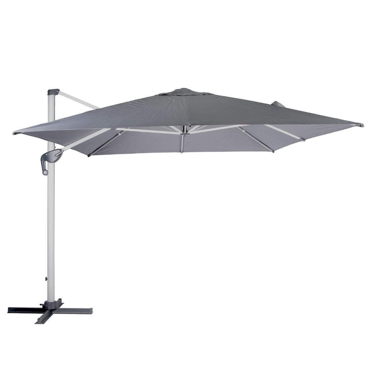 Hesperide Parasol Déporté Rectangulaire ÉQUADOR Ardoise