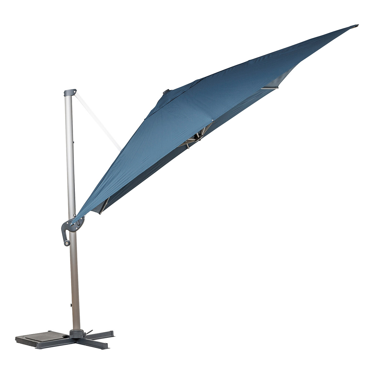Hesperide Parasol Déporté Rectangulaire ÉQUADOR Pétrole