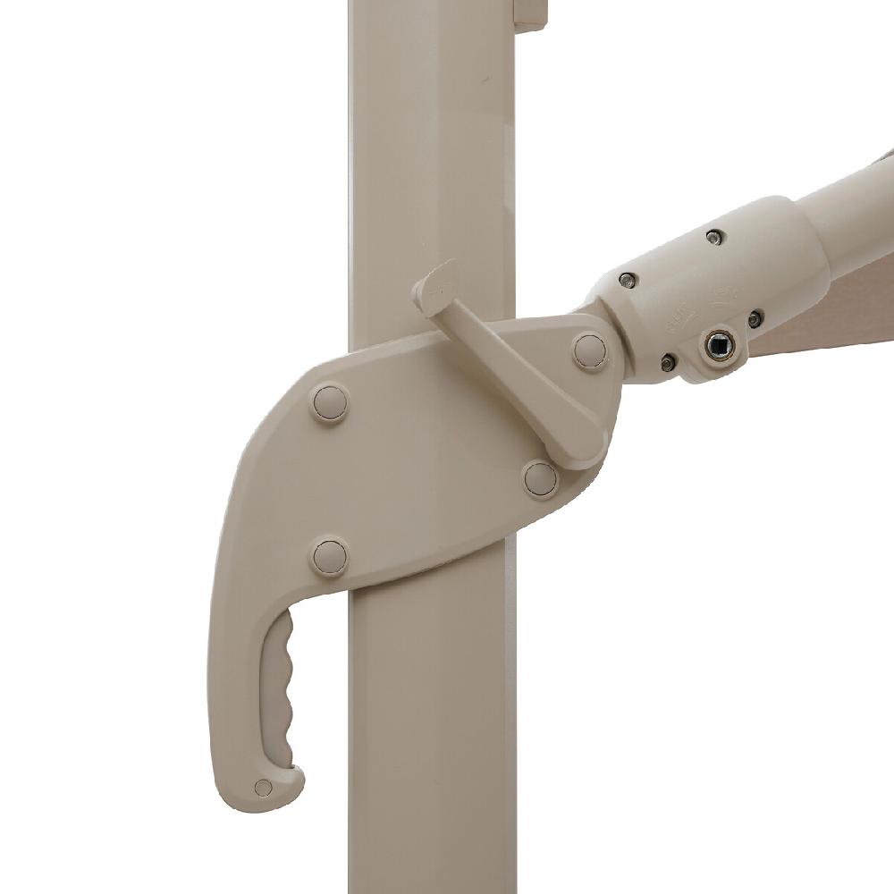 Hesperide Parasol Déporté Rectangulaire MELHIA Lin & Argile