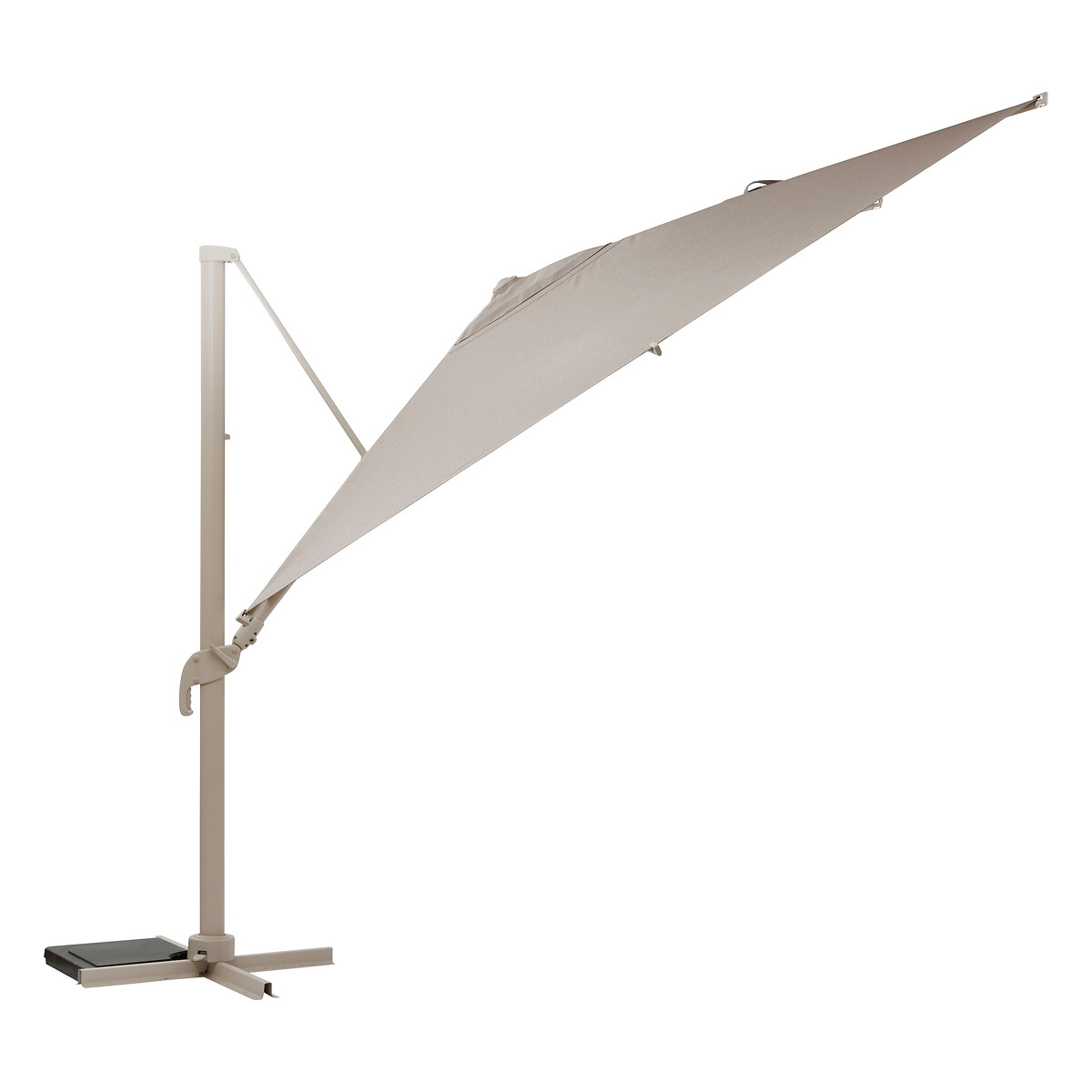 Hesperide Parasol Déporté Rectangulaire MELHIA Lin & Argile