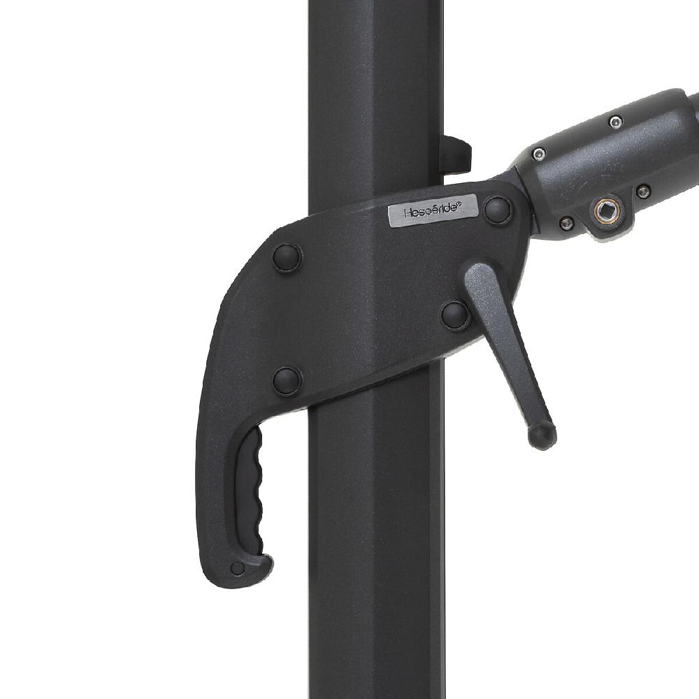 Hesperide Parasol Déporté Rectangulaire Multi-toile MELHIA Anthracite