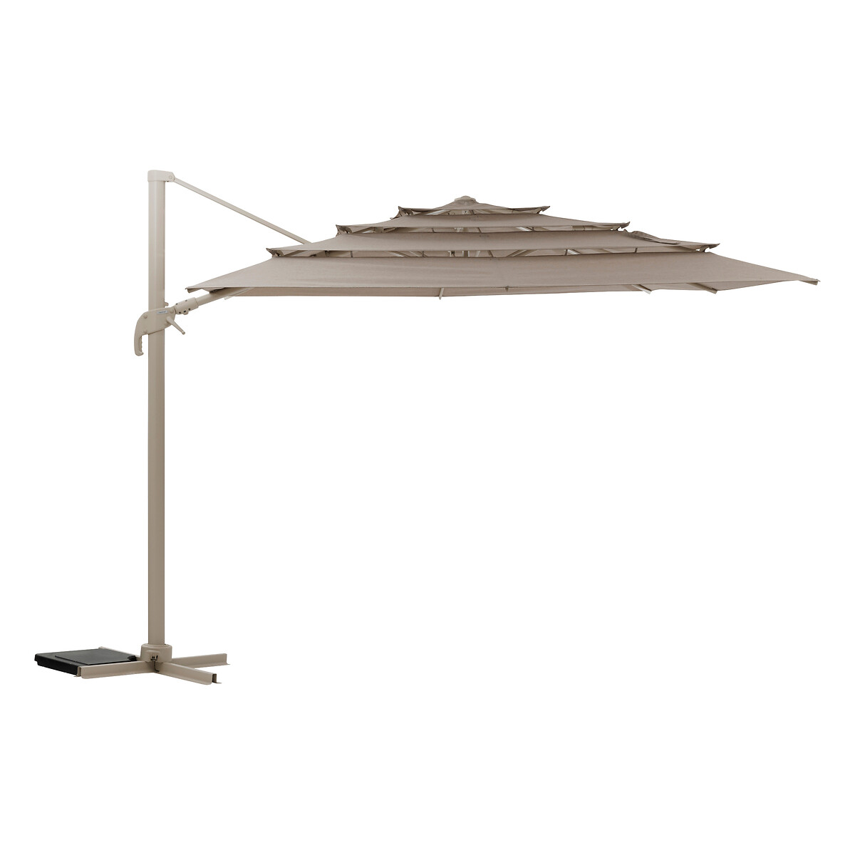 Hesperide Parasol Déporté Rectangulaire Multi-toile MELHIA Lin