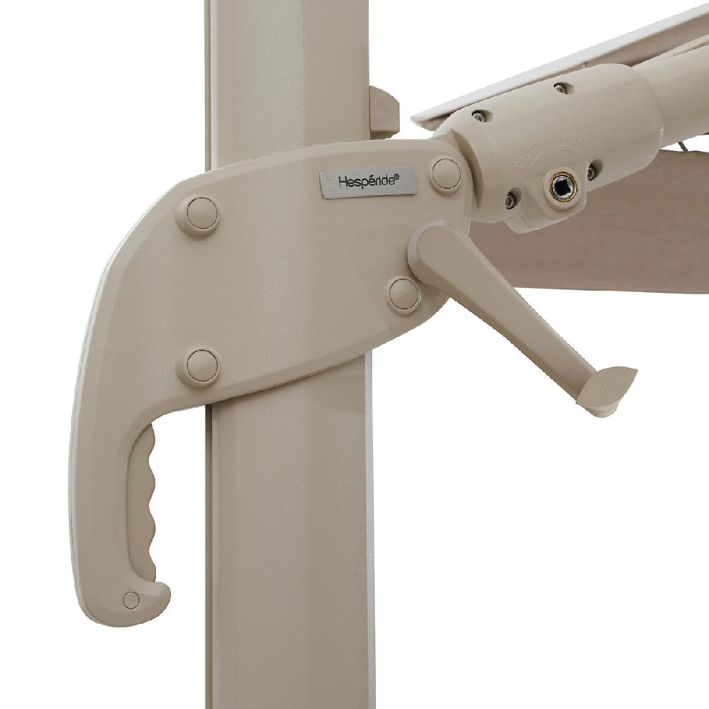 Hesperide Parasol Déporté Rectangulaire Multi-toile MELHIA Lin