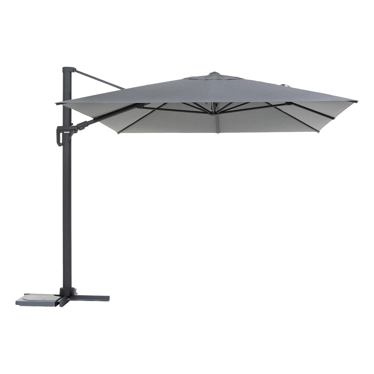 Hesperide Parasol Déporté Rectangulaire SUENYO Sunbrella® Anthracite