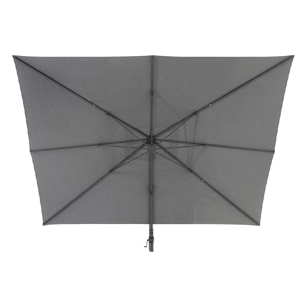 Hesperide Parasol Déporté Rectangulaire SUENYO Sunbrella® Anthracite