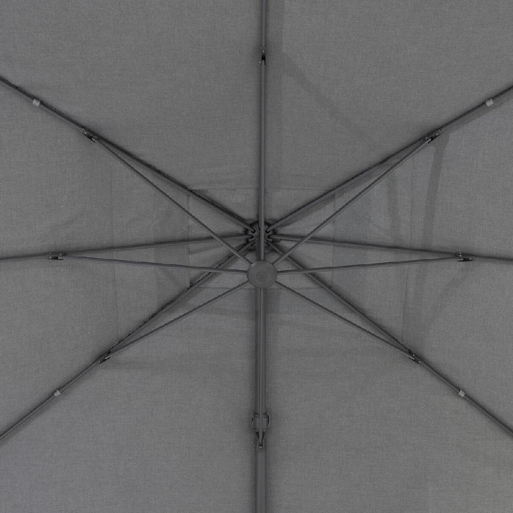 Hesperide Parasol Déporté Rectangulaire SUENYO Sunbrella® Anthracite