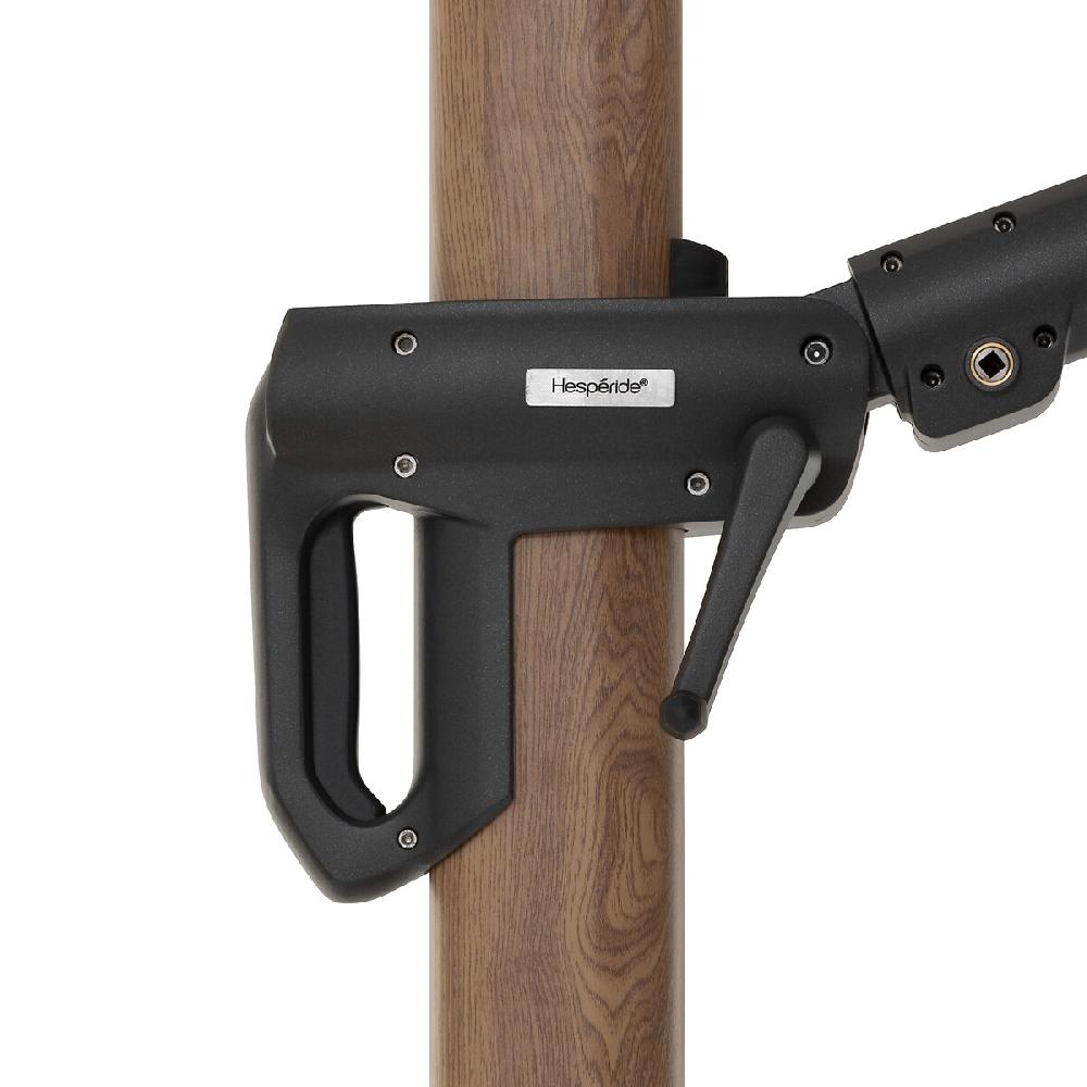 Hesperide Parasol Déporté Rectangulaire TIKEO Platine & Honey