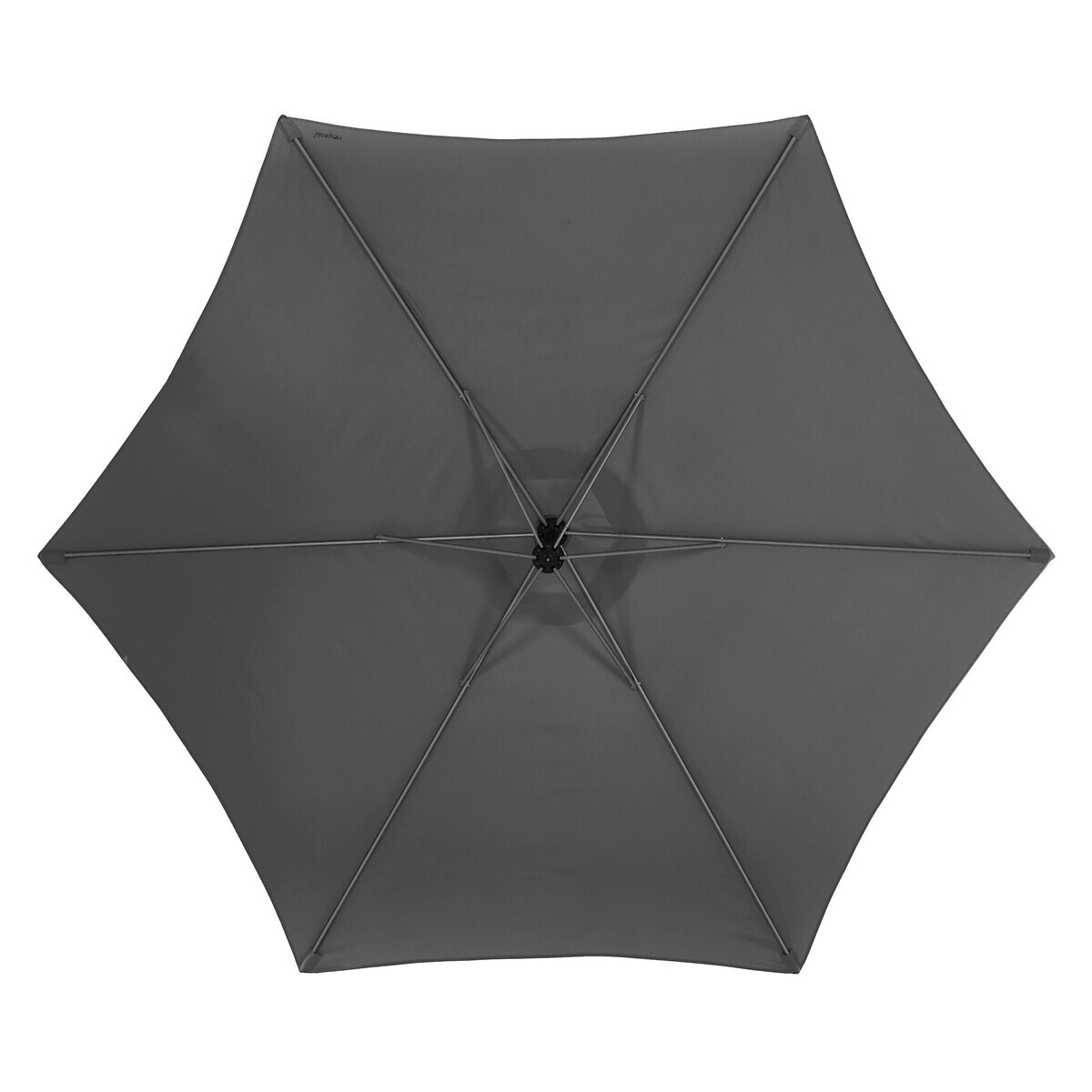Hesperide Parasol Déporté Rond MANOA Ardoise & Graphite