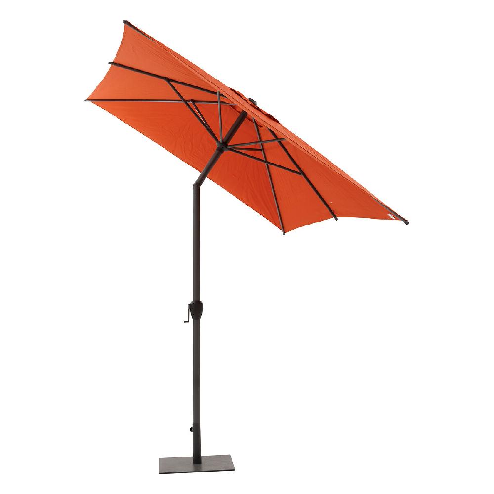 Hesperide Parasol Droit Rectangulaire Inclinable LOOMPA Ambre