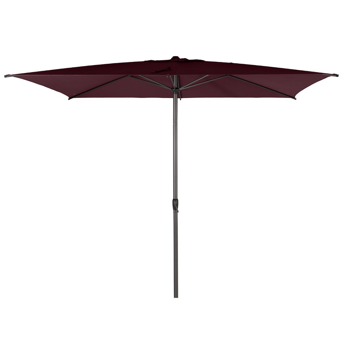 Hesperide Parasol Droit Rectangulaire Inclinable LOOMPA Bordeaux