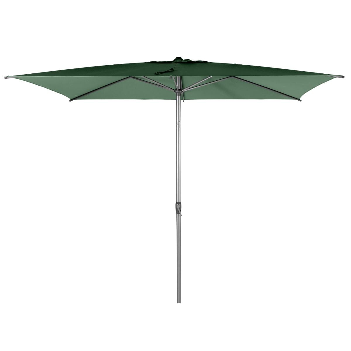 Hesperide Parasol Droit Rectangulaire Inclinable LOOMPA Vert Olive