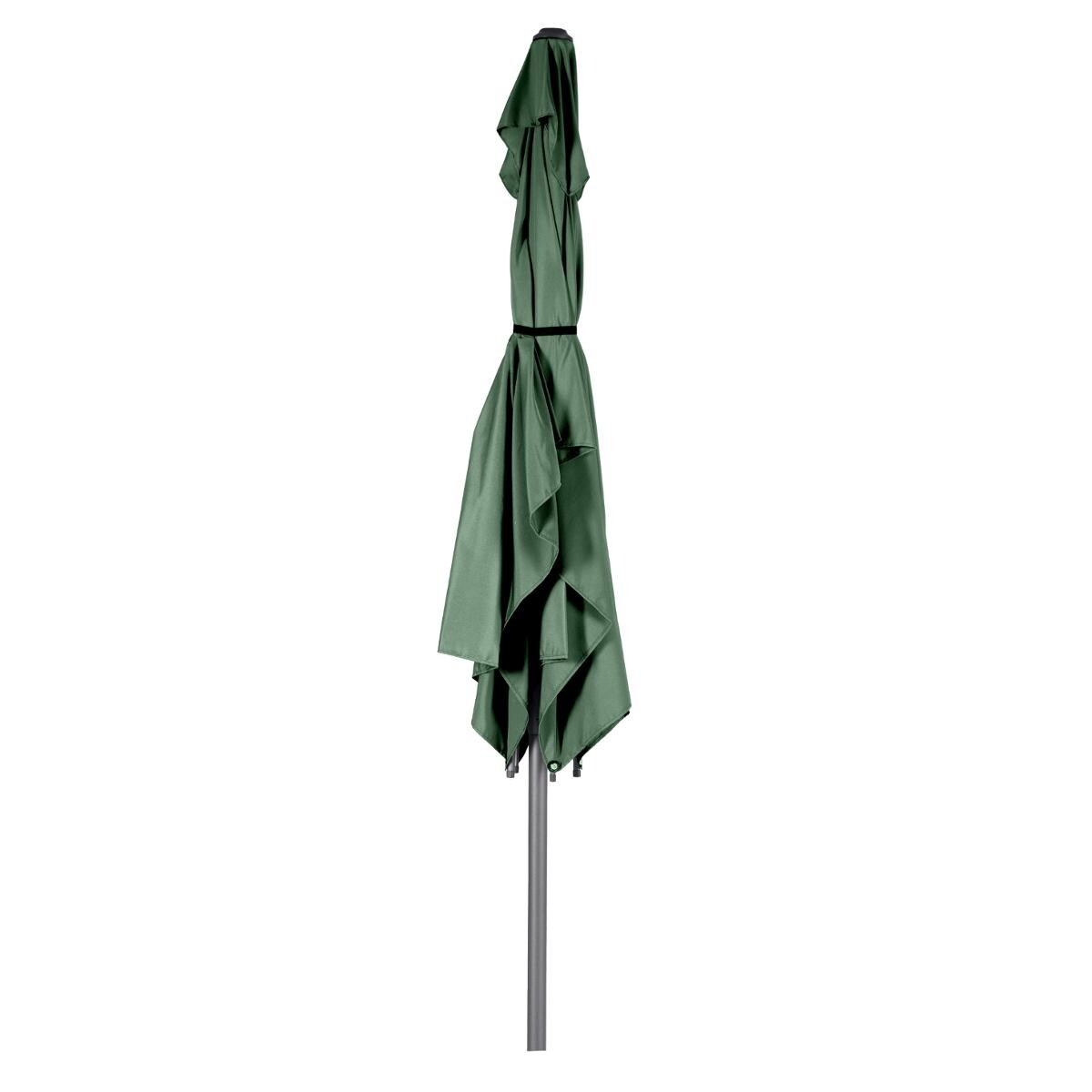 Hesperide Parasol Droit Rectangulaire Inclinable LOOMPA Vert Olive