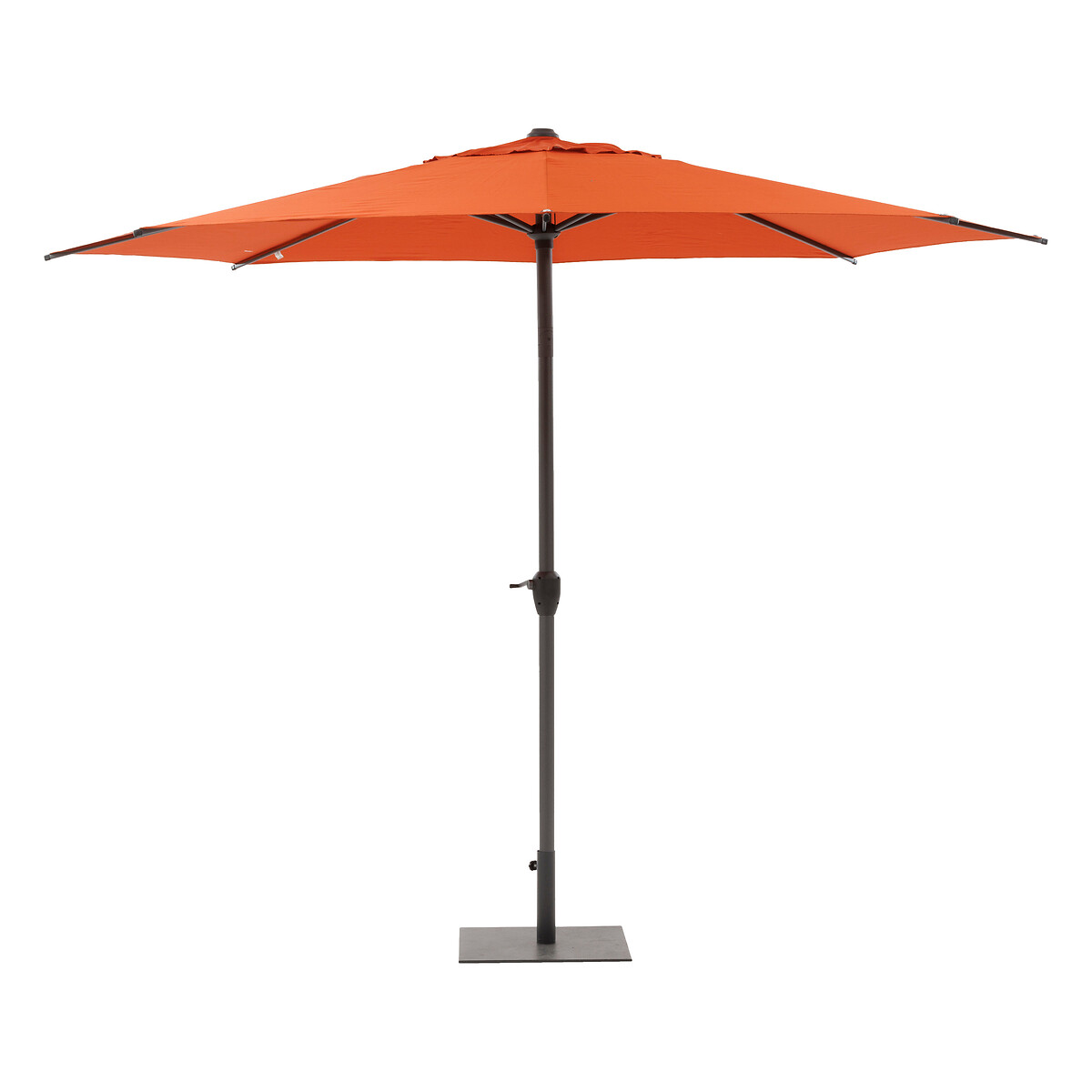 Hesperide Parasol Droit Rond Inclinable LOOMPA Ambre