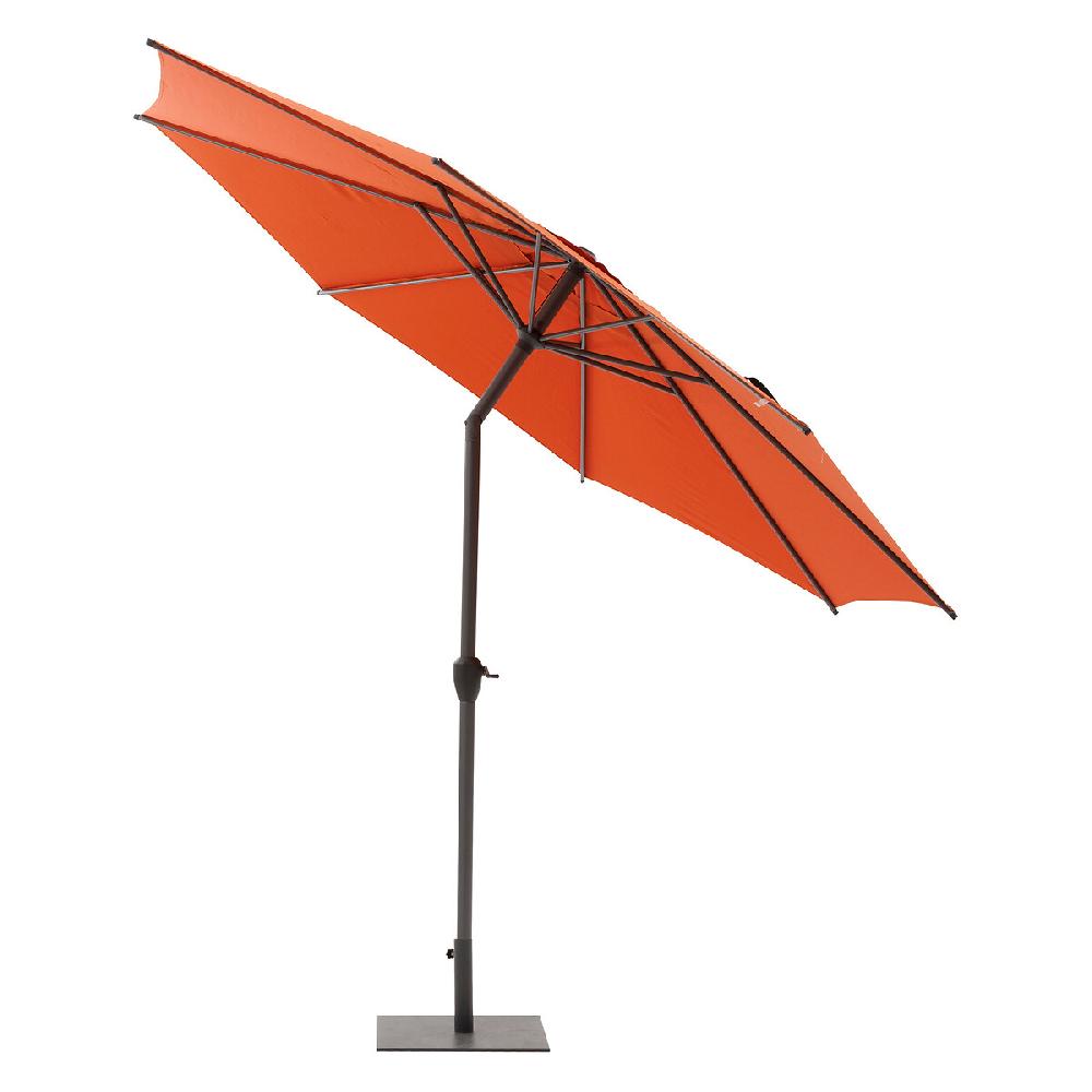 Hesperide Parasol Droit Rond Inclinable LOOMPA Ambre