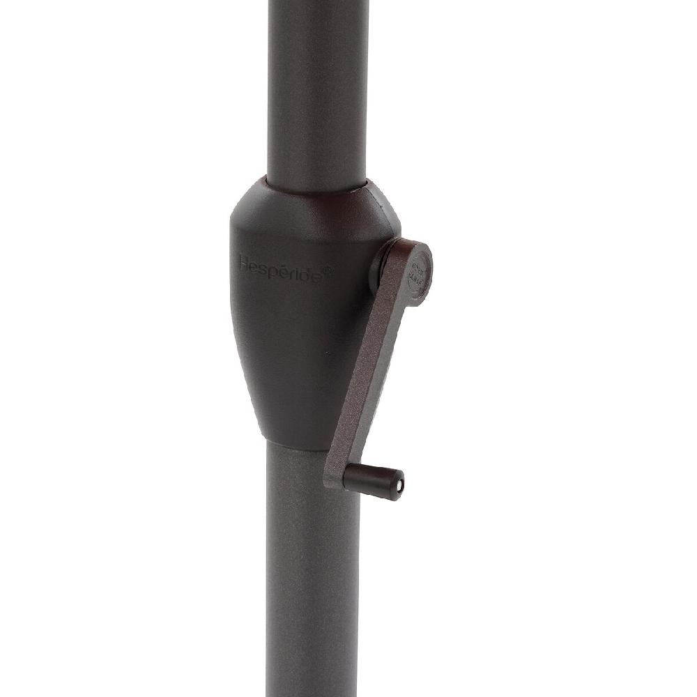 Hesperide Parasol Droit Rond Inclinable LOOMPA Ambre
