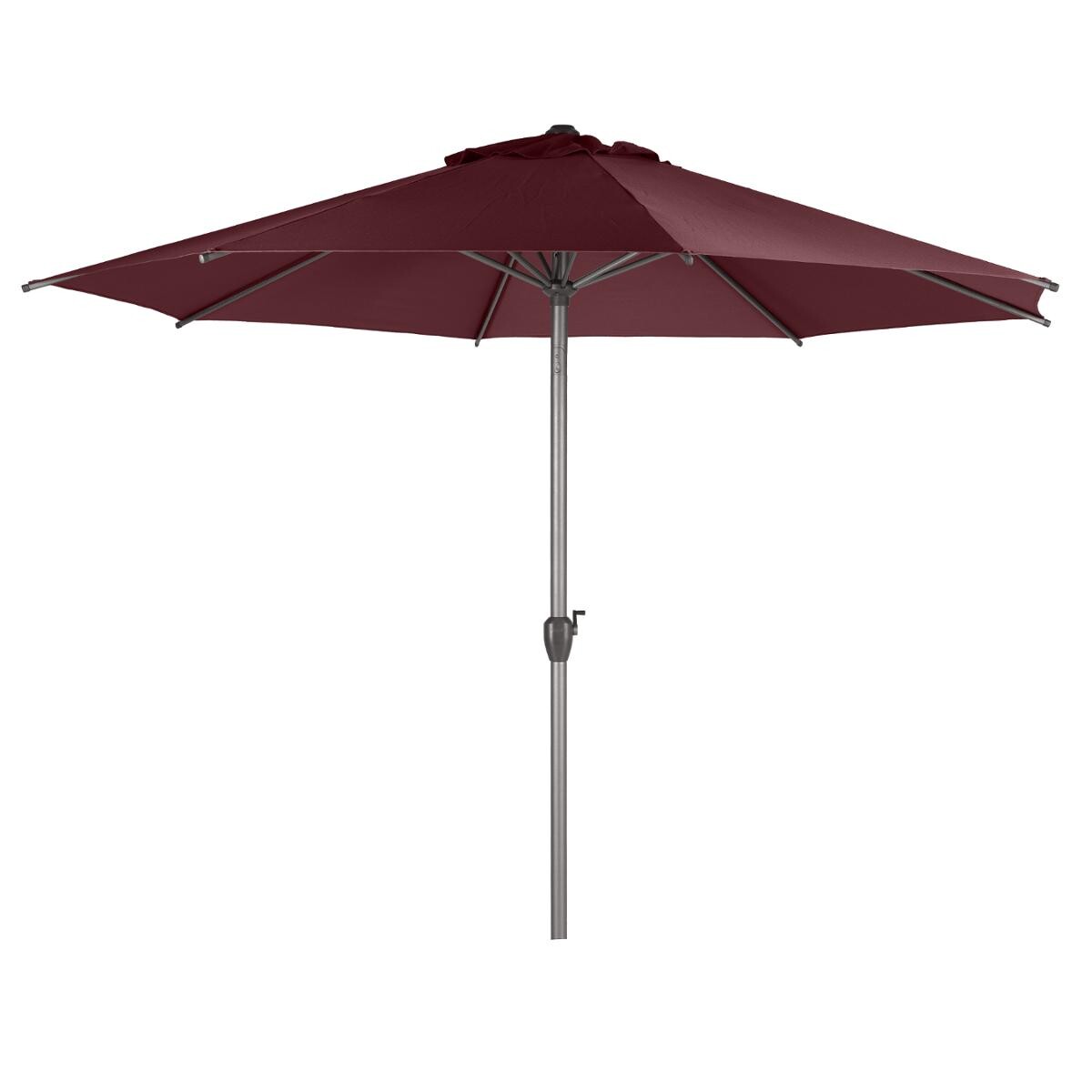 Hesperide Parasol Droit Rond Inclinable LOOMPA Bordeaux