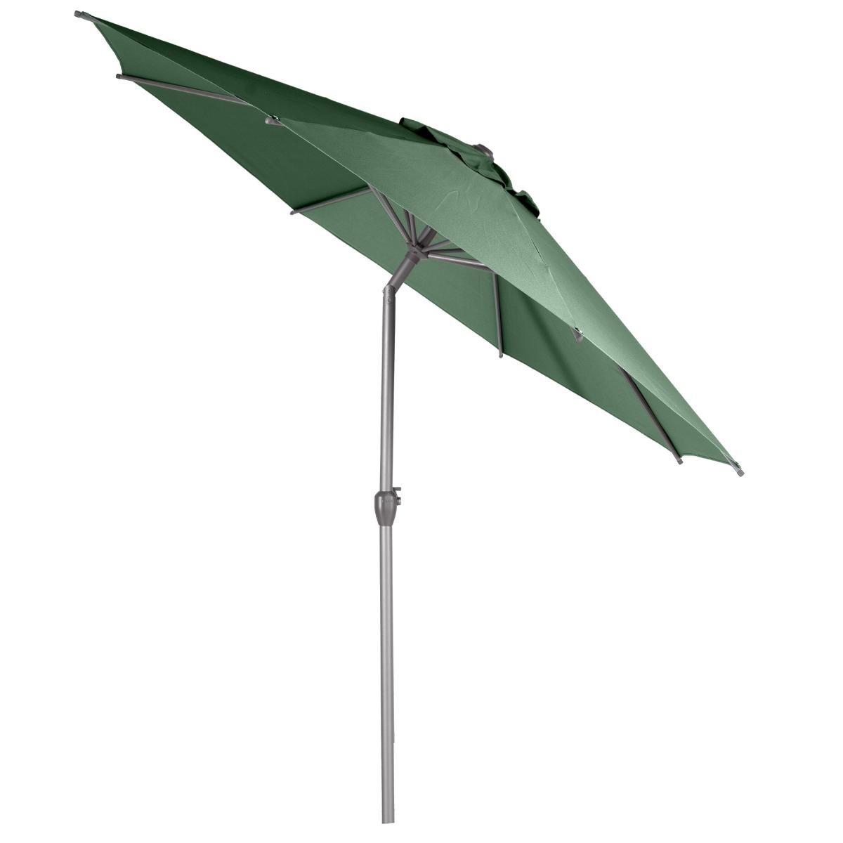 Hesperide Parasol Droit Rond Inclinable LOOMPA Vert Olive
